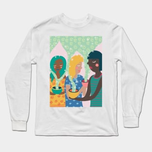 Three of Cups Long Sleeve T-Shirt